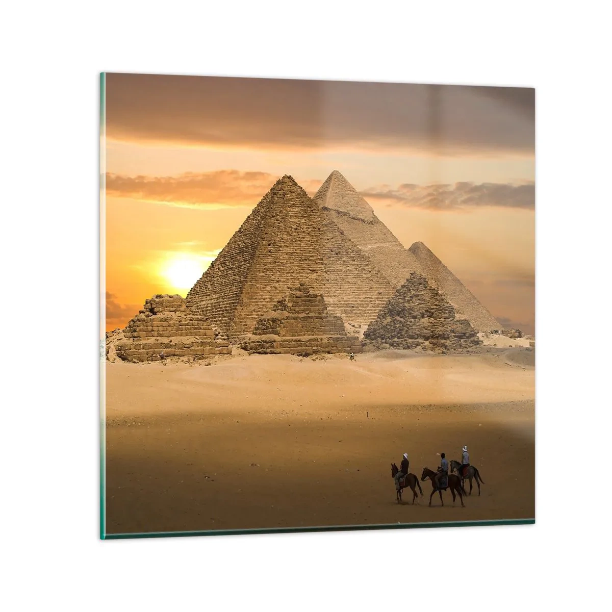 Quadro su vetro - Immutabili da migliaia di anni - 50x50 cm