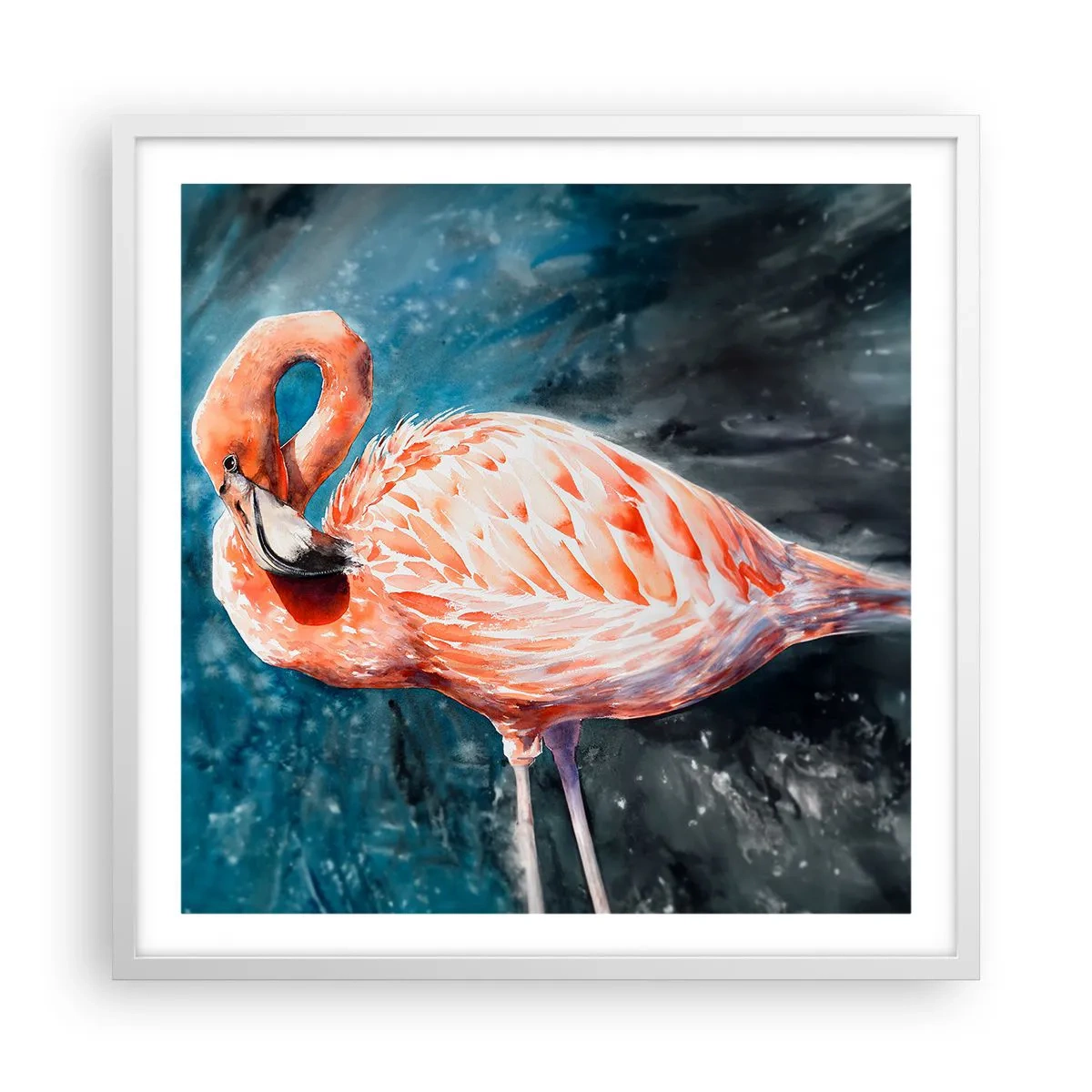 Poster in cornice bianca - Naturalmente decorativo  - 60x60 cm