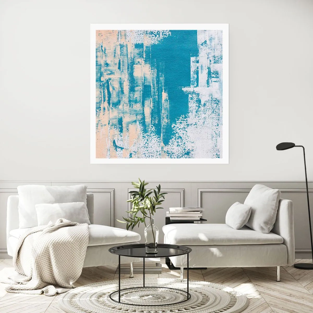 Poster - Attraverso il ghiaccio - 40x40 cm