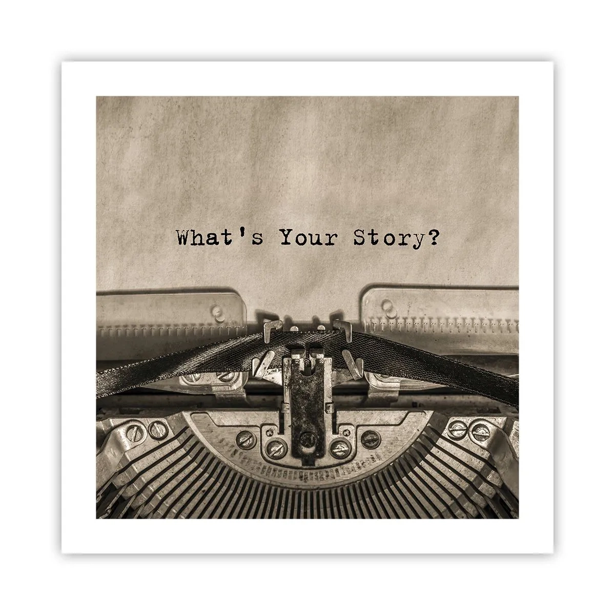 Poster - Rispondimi - 50x50 cm