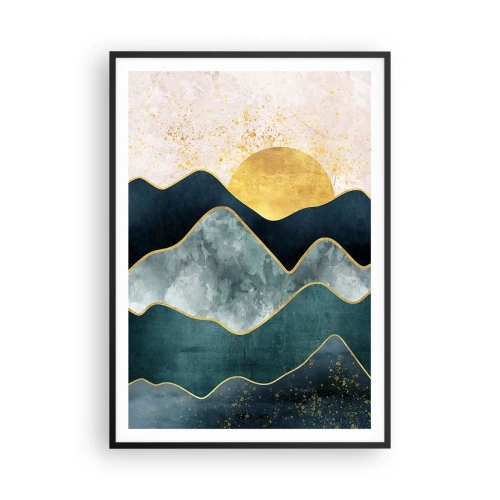 Poster in cornice nera - Dopo sette monti - 70x100 cm