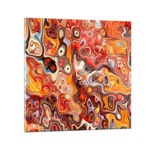 Quadro su vetro - Come se le noci si sciogliessero nel miele - 50x50 cm