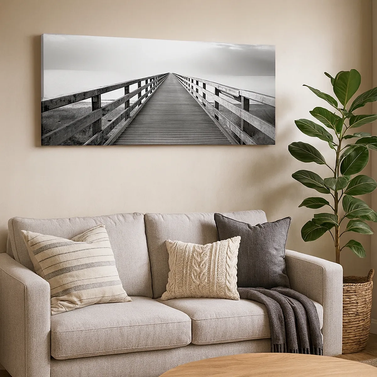 Quadro su tela - Stampe su Tela - Sempre più lontano - 30x30 cm