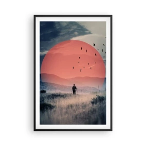 Poster in cornice nera - Nei propri elementi - 61x91 cm