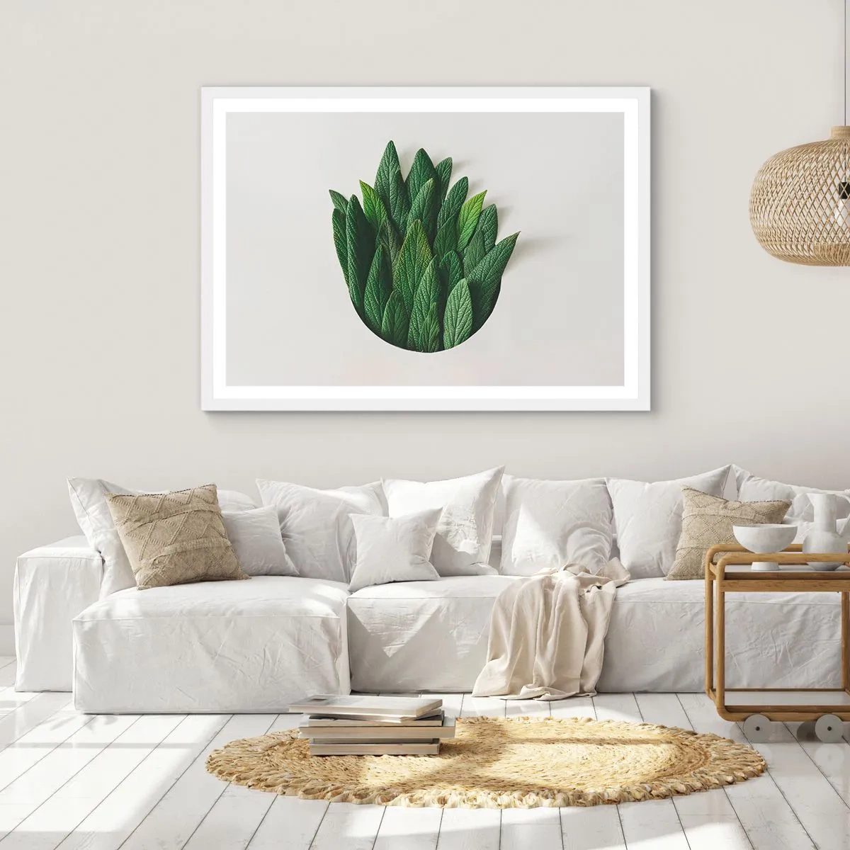 Poster in cornice bianca - Curiosità irrefrenabile - 70x50 cm