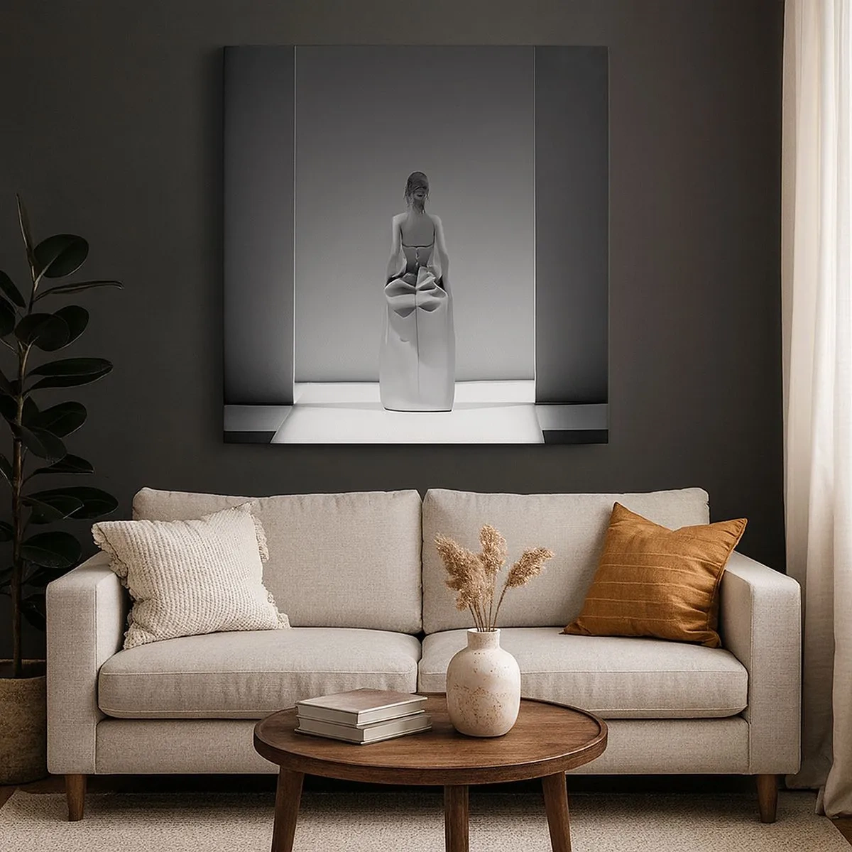 Quadro su tela - Stampe su Tela - Semplicità raffinata - 30x30 cm