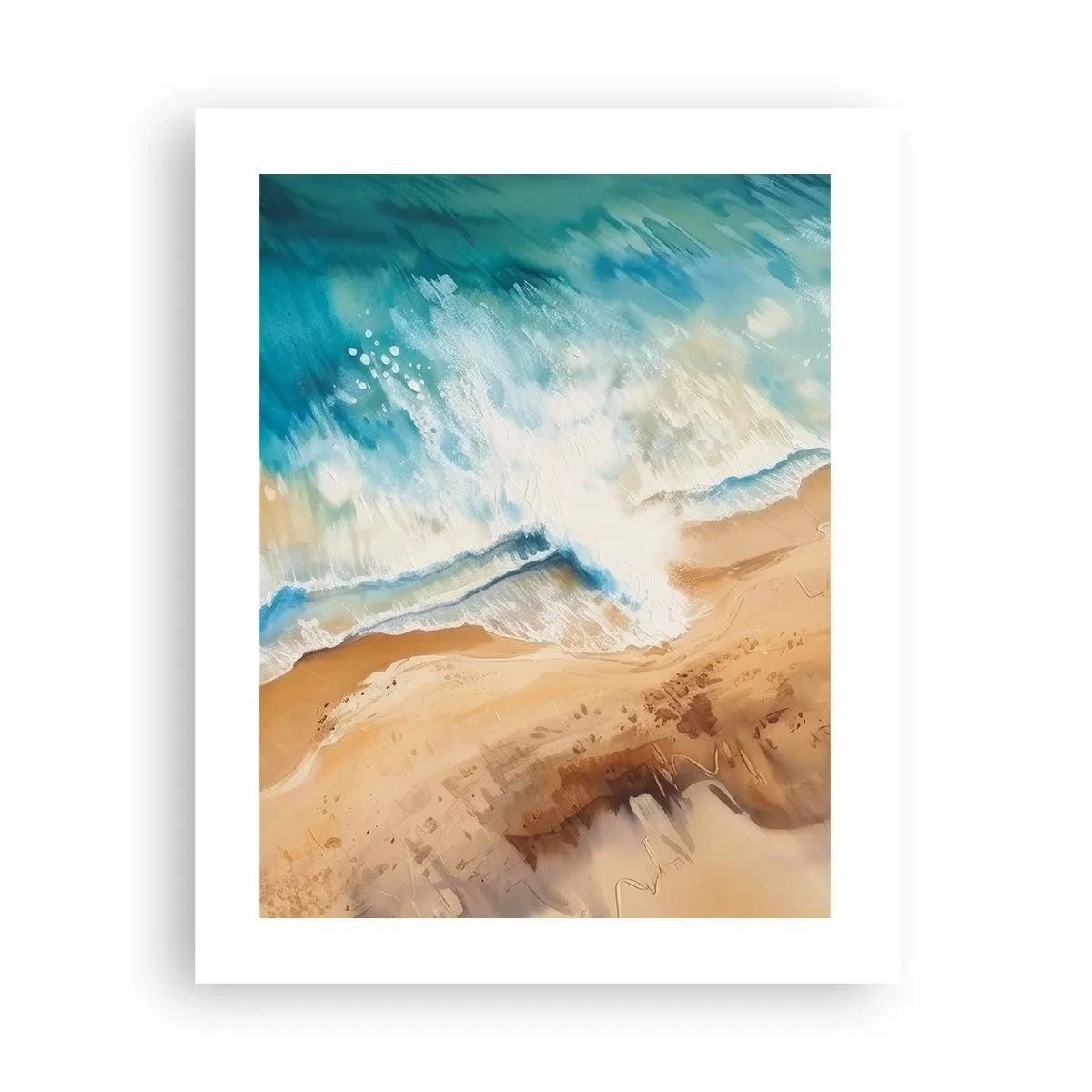 Poster - L'onda che ritorna - 40x50 cm