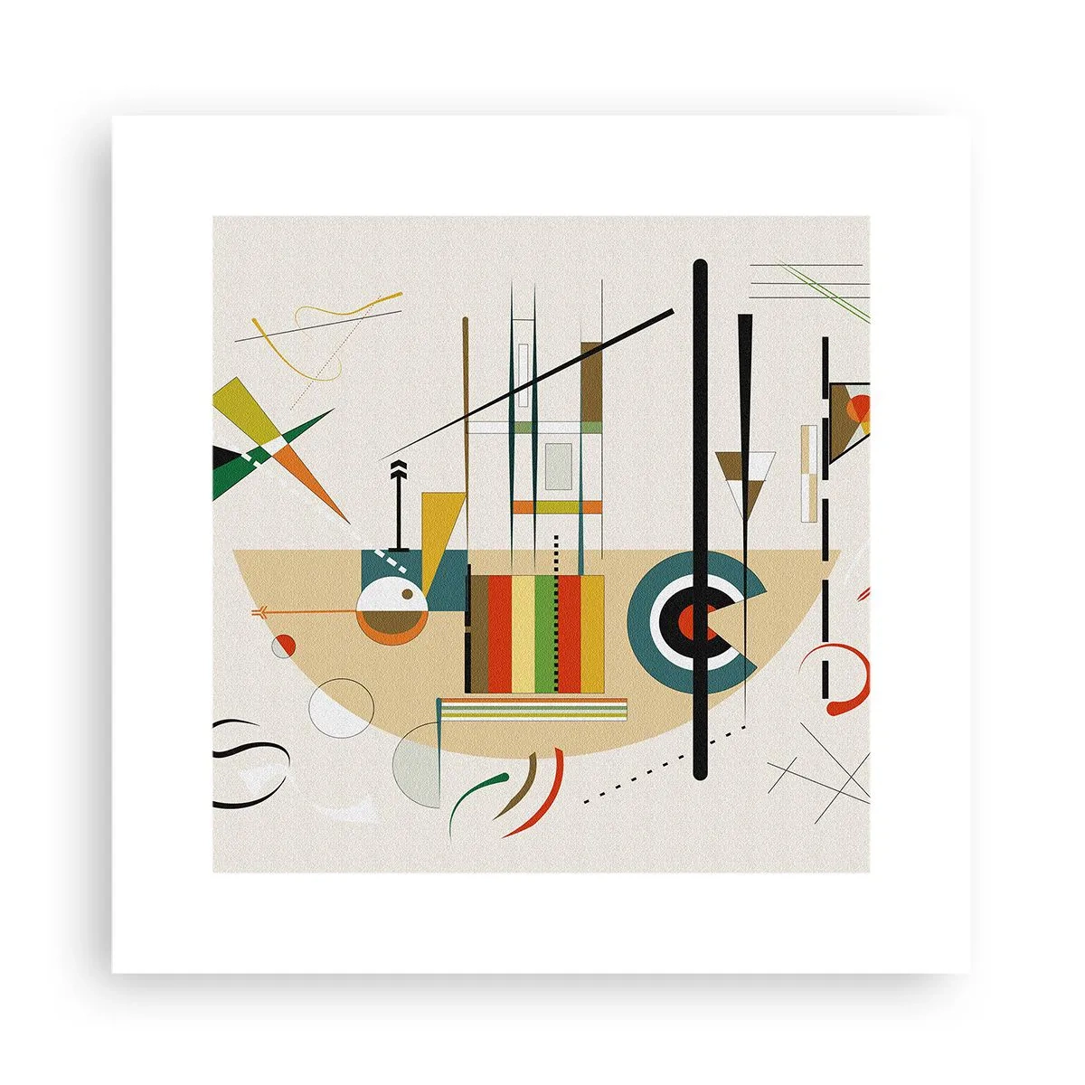 Poster - E il mondo ride - 30x30 cm
