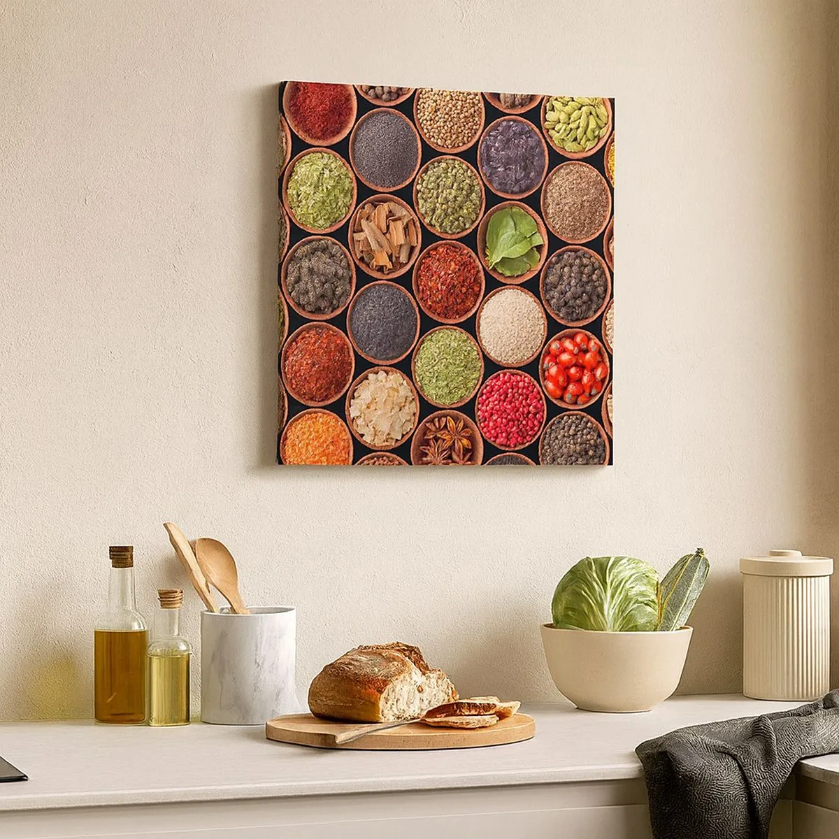 Quadro su tela - Stampe su Tela - Tutti i gusti del mondo - 30x30 cm