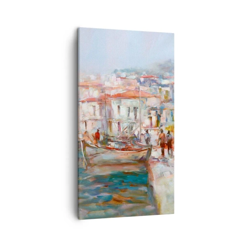 Quadro su tela - Stampe su Tela - Vacanze in pastello - 45x80 cm