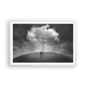 Poster in cornice bianca - Tutto è possibile - 91x61 cm