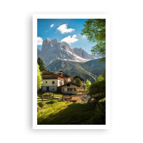 Poster - Idillio alpino - 61x91 cm