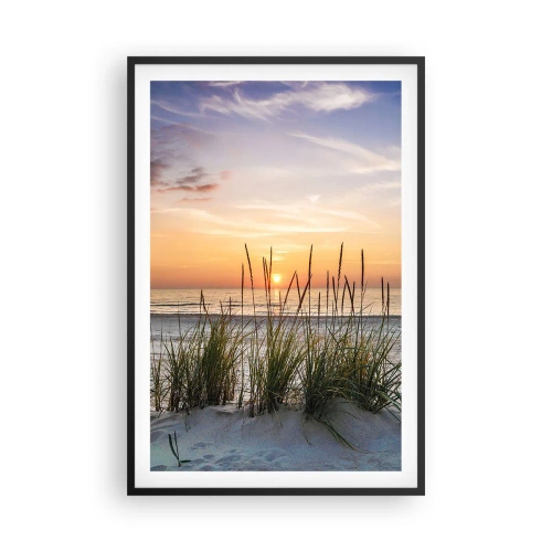 Poster in cornice nera - Guarda, pensa, senti - 61x91 cm