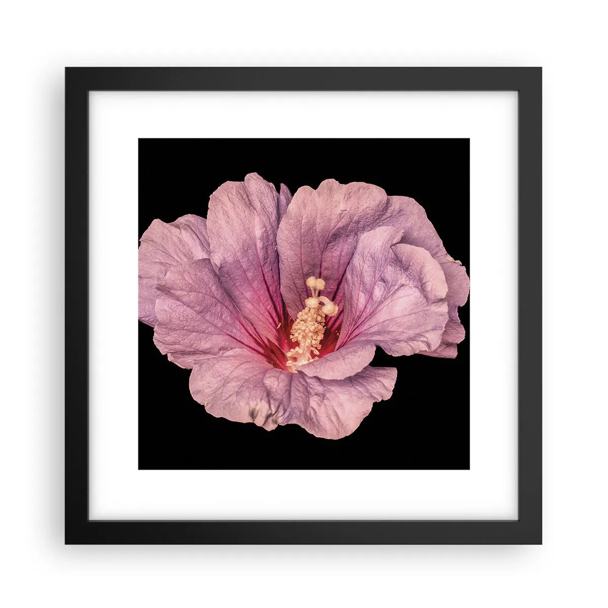 Poster in cornice nera - Dritto al cuore - 30x30 cm