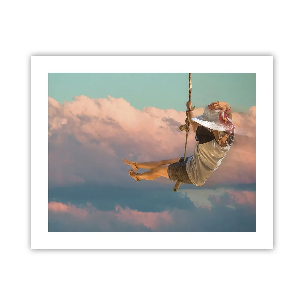 Poster - Divertimento tra le nuvole - 50x40 cm