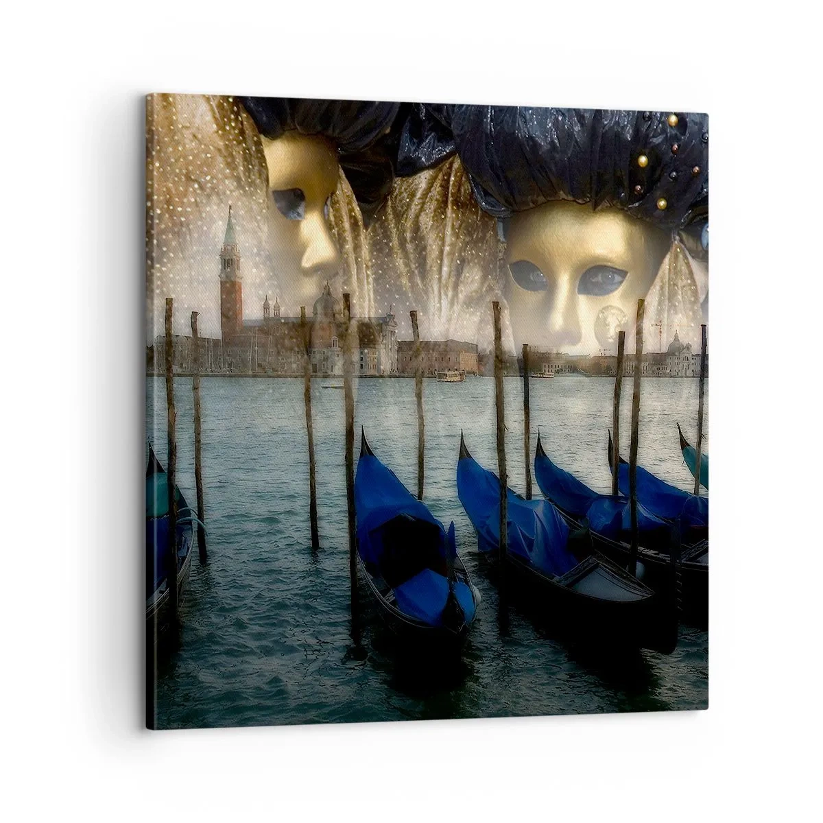 Quadro su tela - Stampe su Tela - È ora di iniziare il carnevale - 60x60 cm