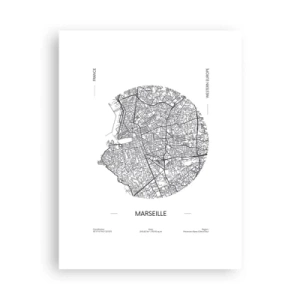 Poster - Anatomia di Marsiglia - 30x40 cm