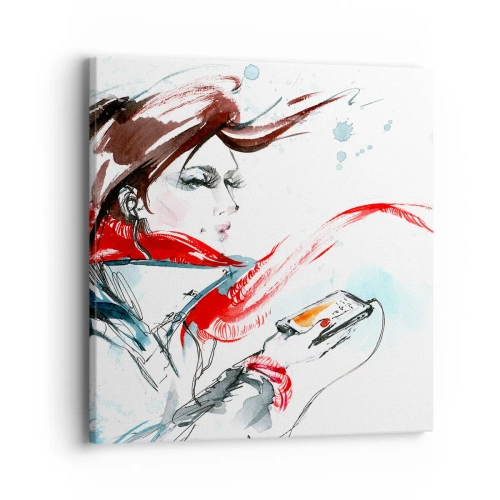 Quadro su tela - Stampe su Tela - Sentire la musica dentro - 40x40 cm