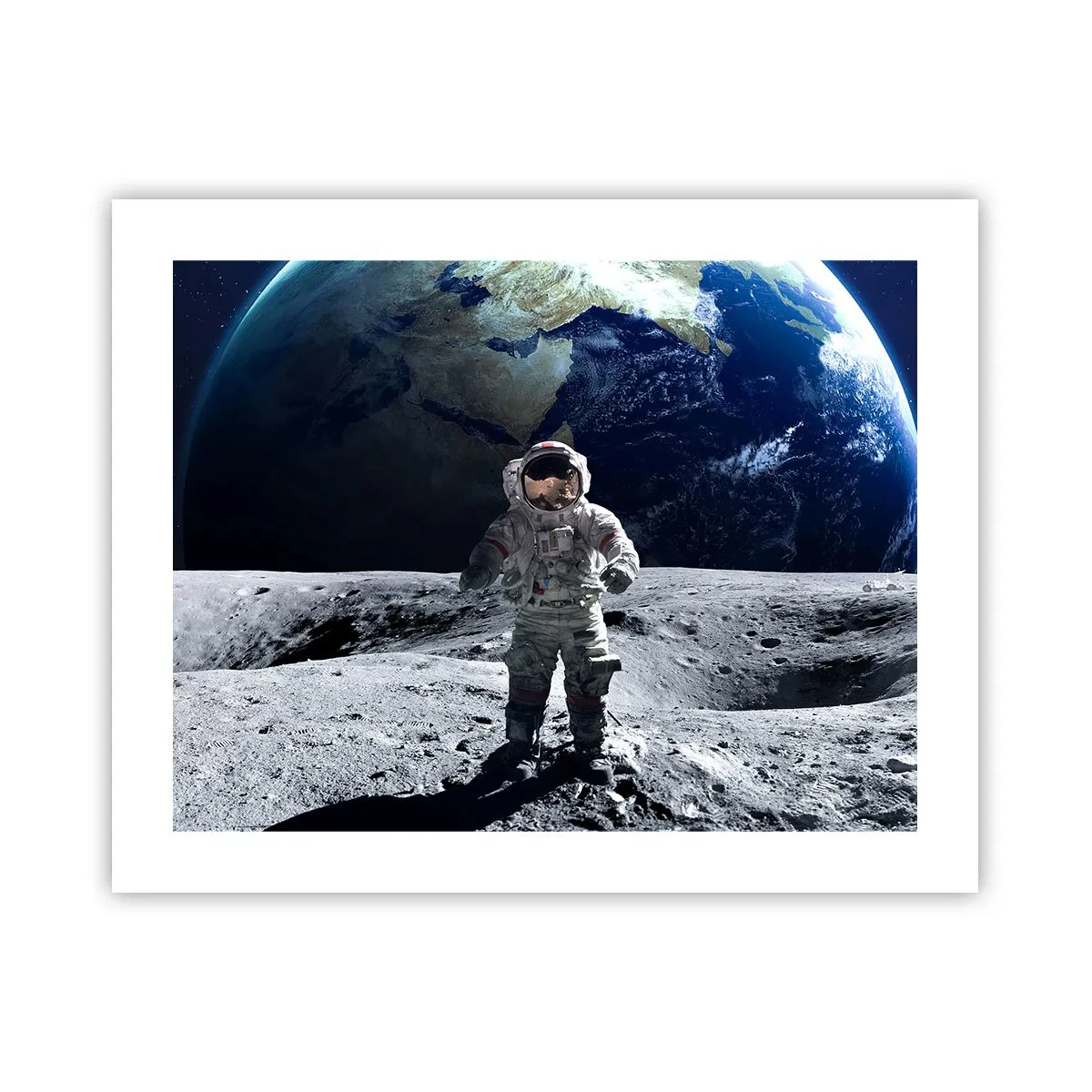 Poster - Saluti dalla luna - 50x40 cm