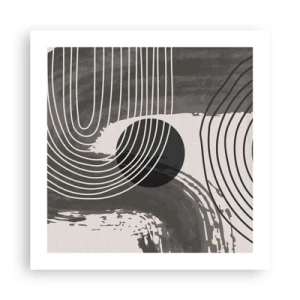 Poster - L'ovale vittorioso - 50x50 cm