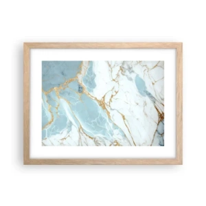 Poster in cornice rovere chiaro - La ricchezza della pietra - 40x30 cm