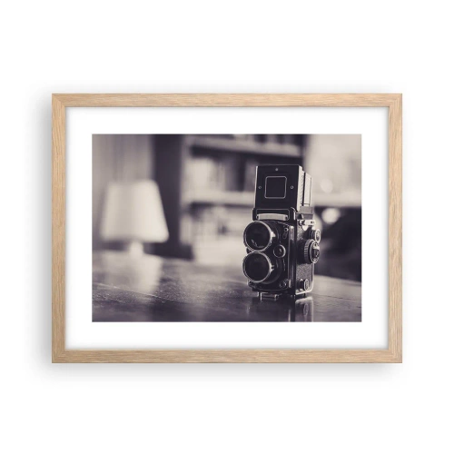 Poster in cornice rovere chiaro - La magia delle vecchie fotografie - 40x30 cm