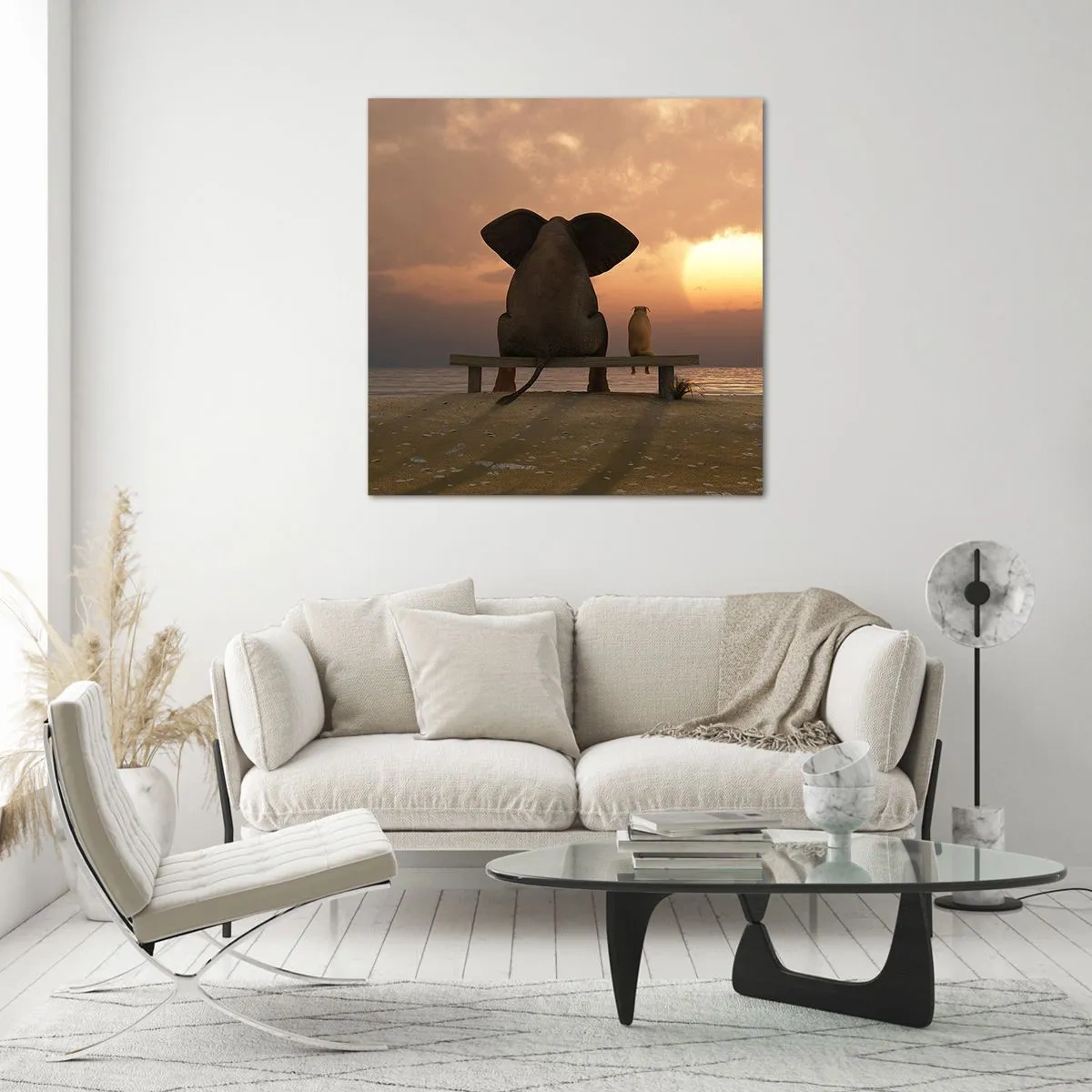 Quadro su vetro - A volte bisogna tacere - 50x50 cm