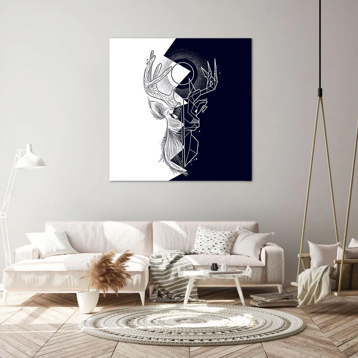 Quadro su tela - Stampe su Tela - Lotta e unità degli opposti - 70x70 cm