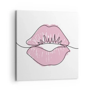 Quadro su tela - Stampe su Tela - Pronti al bacio? - 60x60 cm