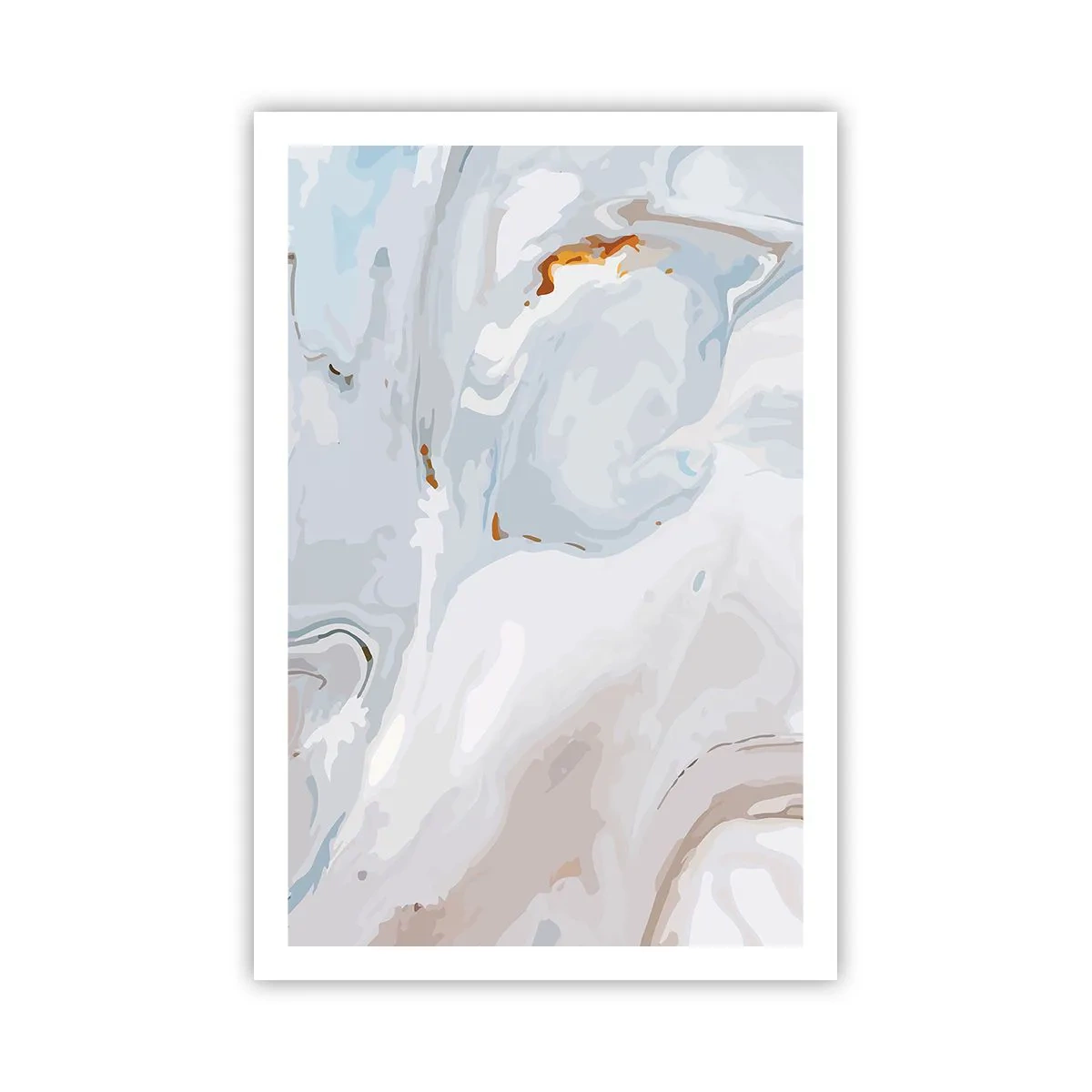 Poster - Bianchi sovrapposti - 61x91 cm