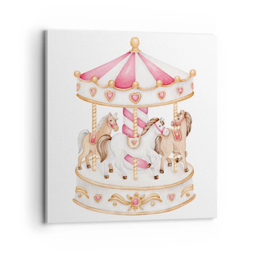 Quadro su tela - Stampe su Tela - Il dolce mondo dell'infanzia - 70x70 cm