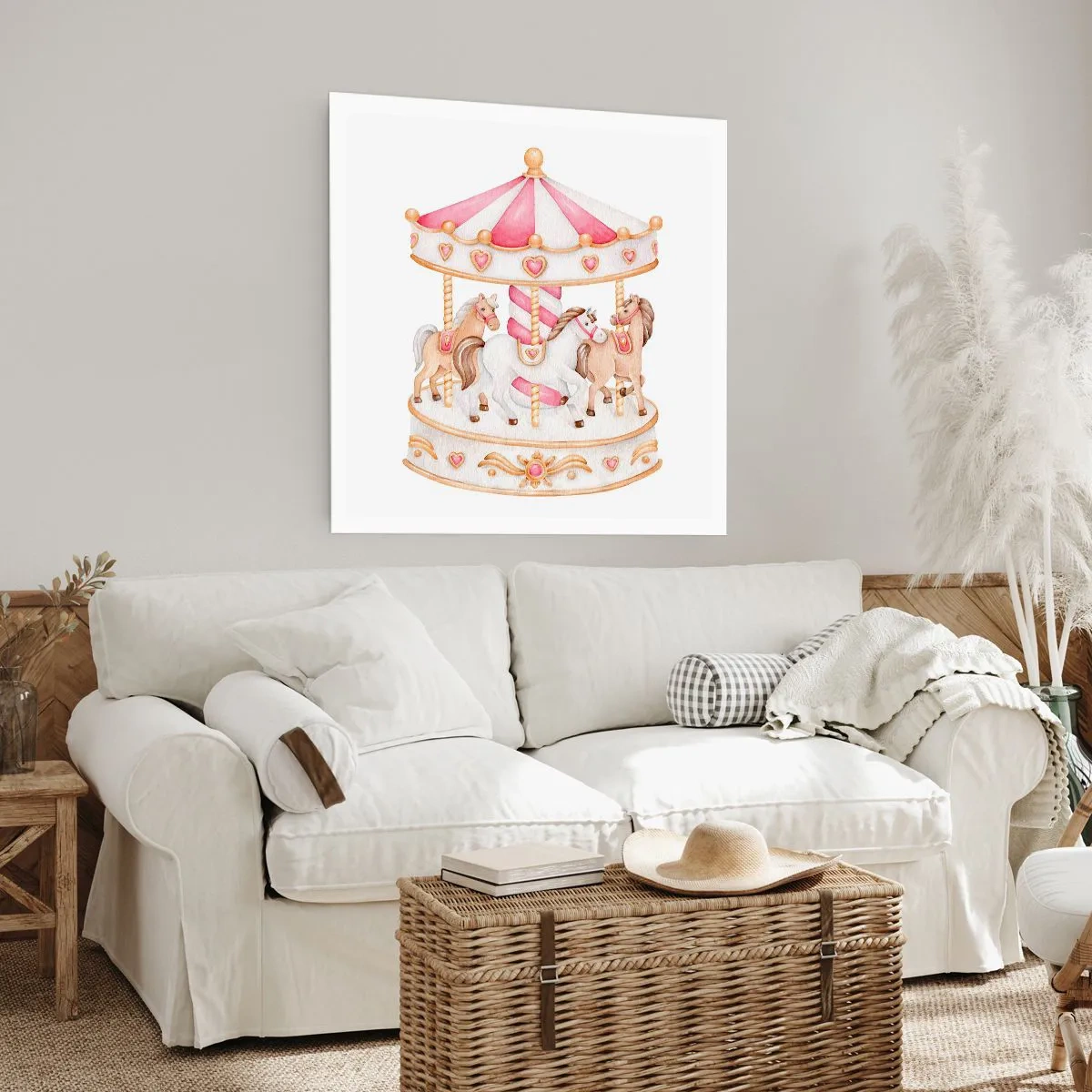 Poster - Il dolce mondo dell'infanzia - 60x60 cm