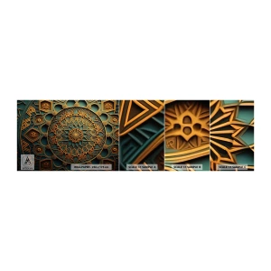 Campione di Fotomurale Adesivo Deluxe Sticker - Atmosfera araba - Mosaico, Arabo, Decorazioni - 100x30 cm