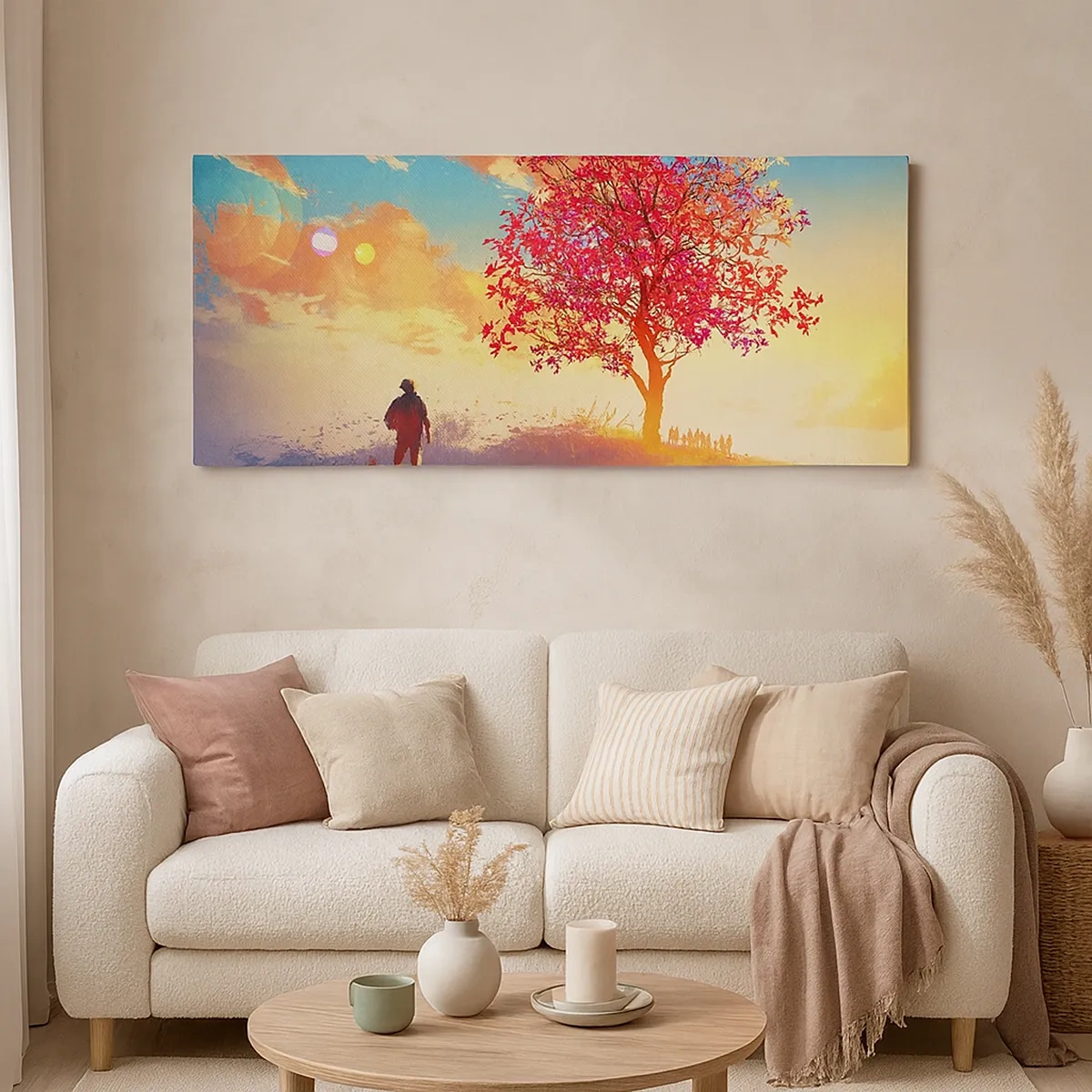 Quadro su tela - Stampe su Tela - Pellegrino alla meta - 30x30 cm