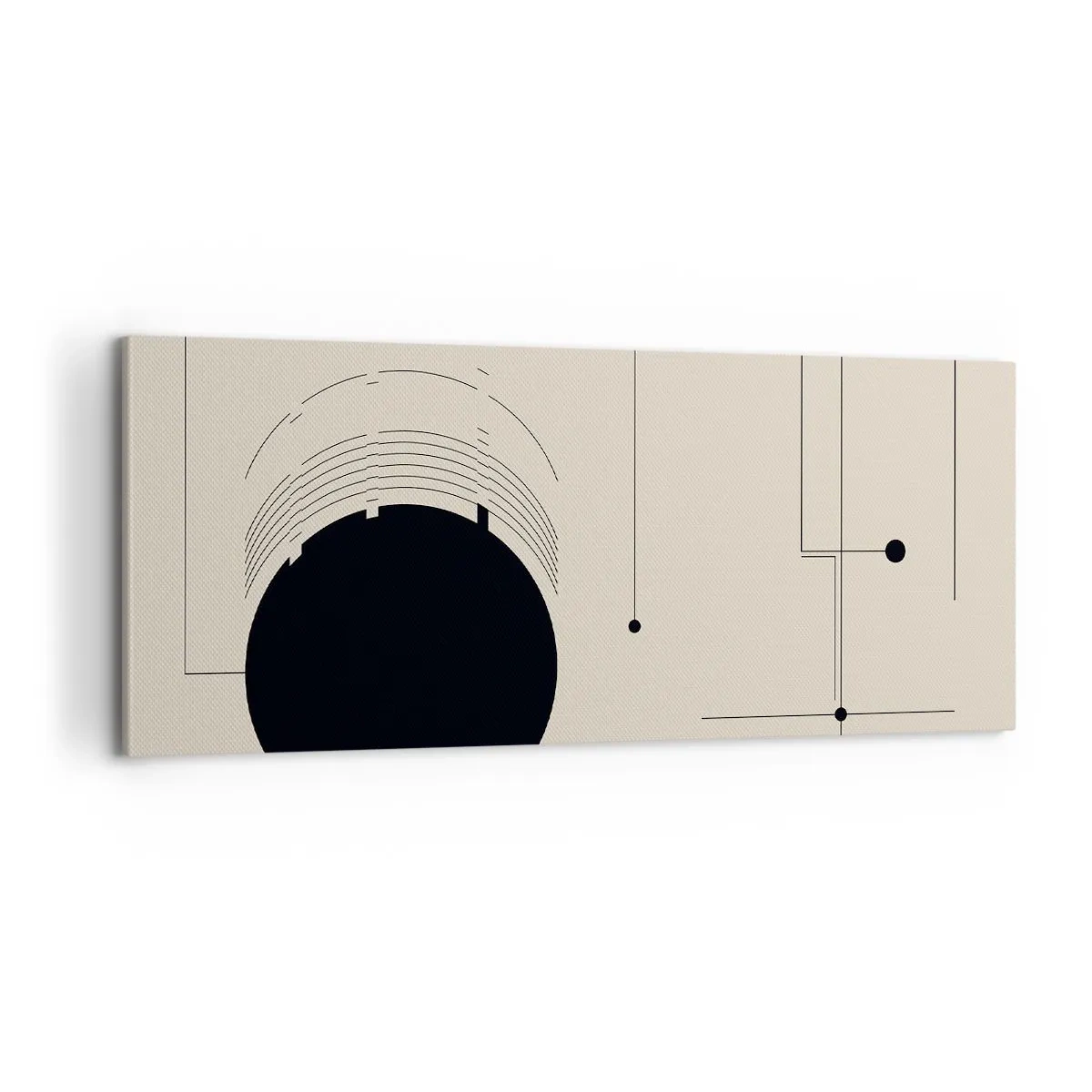 Quadro su tela - Stampe su Tela - Composizione elastica e dinamica - 100x40 cm