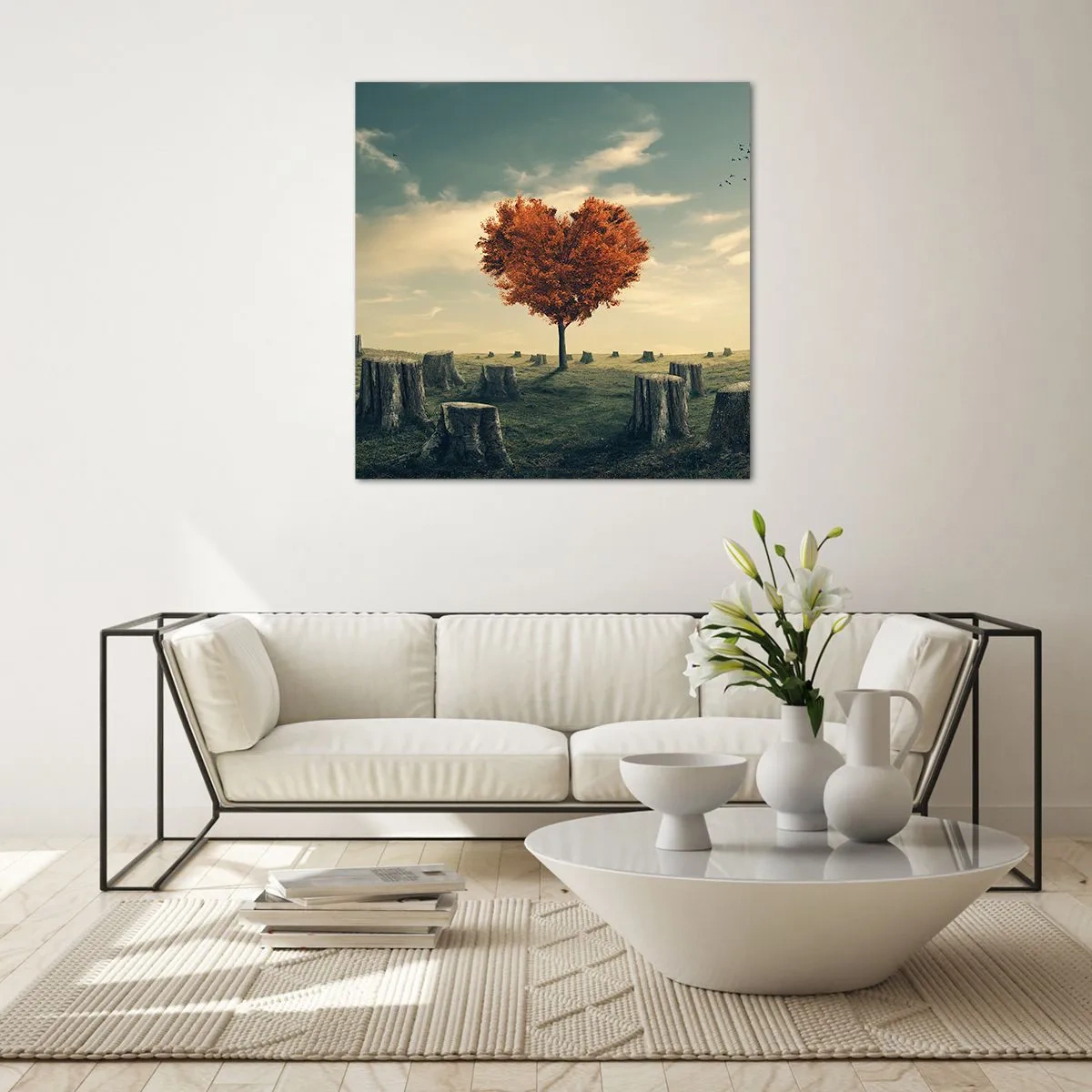 Quadro su vetro - C'è sempre speranza - 30x30 cm