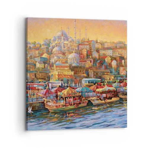 Quadro su tela - Stampe su Tela - Racconto da Istanbul - 70x70 cm