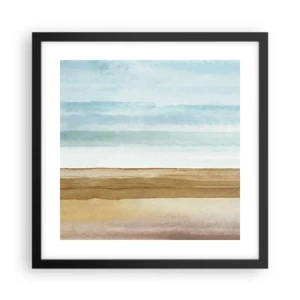 Poster in cornice nera - Rilassamento - 40x40 cm