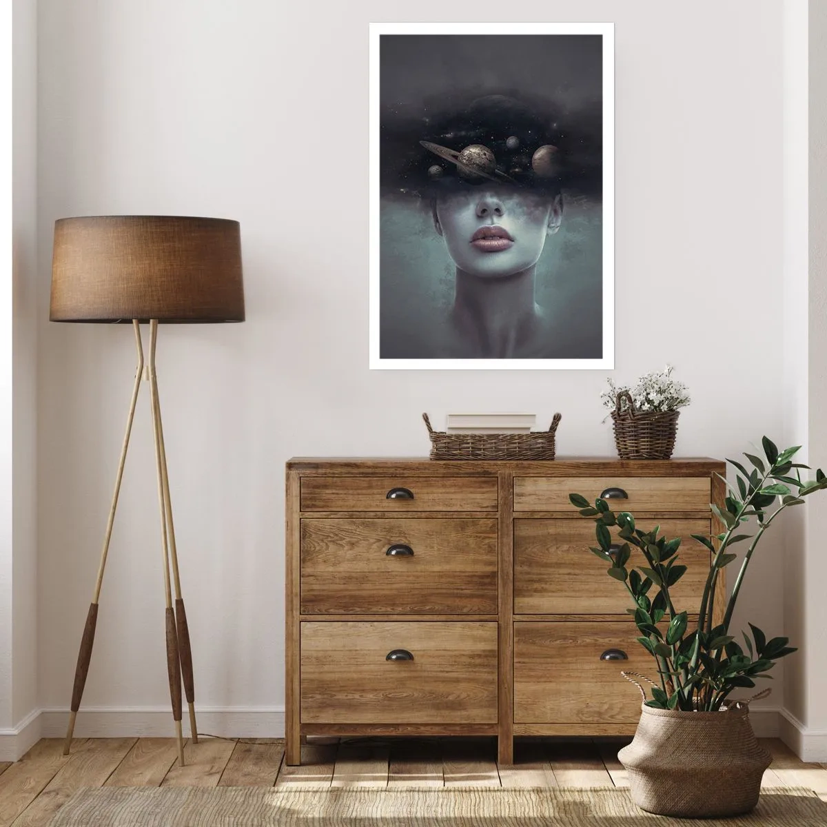 Poster - E i pianeti folleggiano... - 40x50 cm