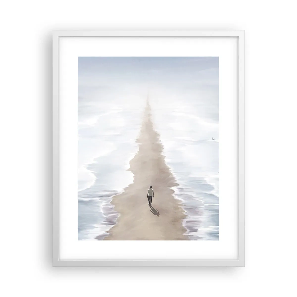 Poster in cornice bianca - Un futuro luminoso - 40x50 cm