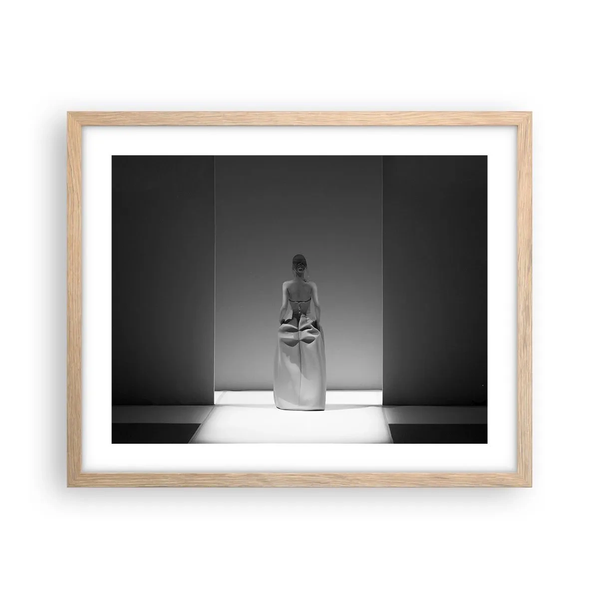 Poster in cornice rovere chiaro - Semplicità raffinata - 50x40 cm