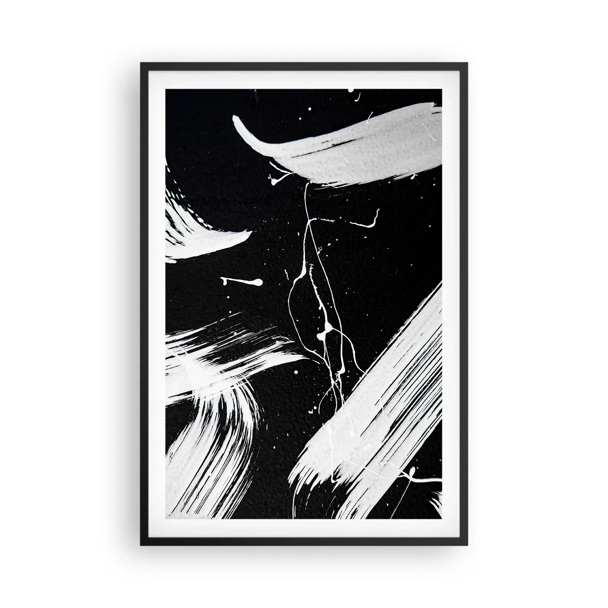 Poster in cornice nera - Spezzando l'oscurità - 61x91 cm