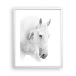 Poster in cornice bianca - È amicizia? - 40x50 cm