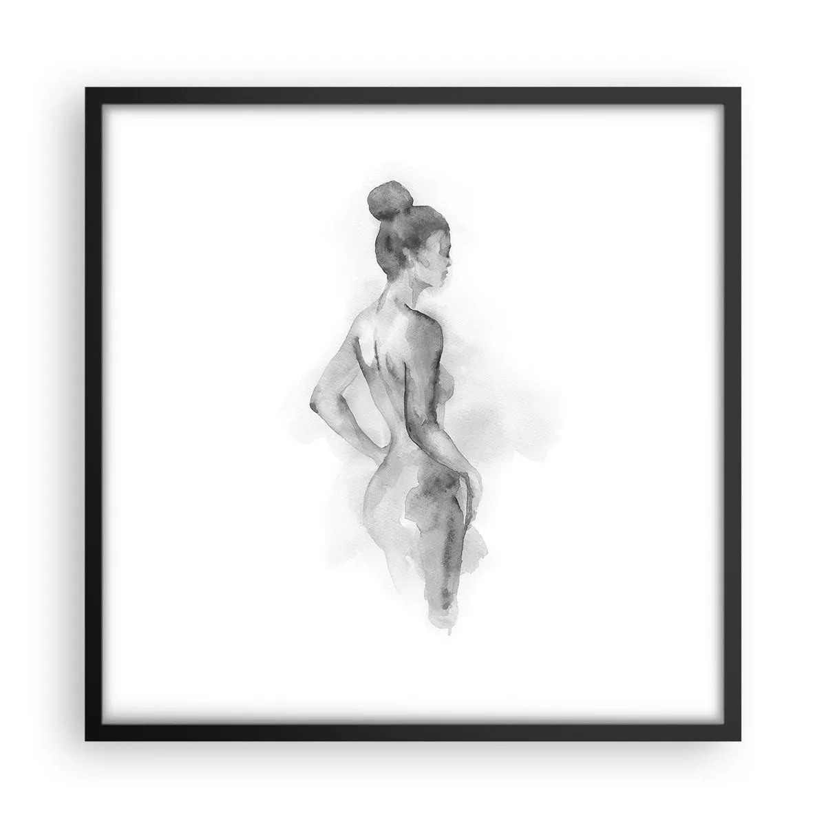 Poster in cornice nera - Bella come un quadro - 50x50 cm