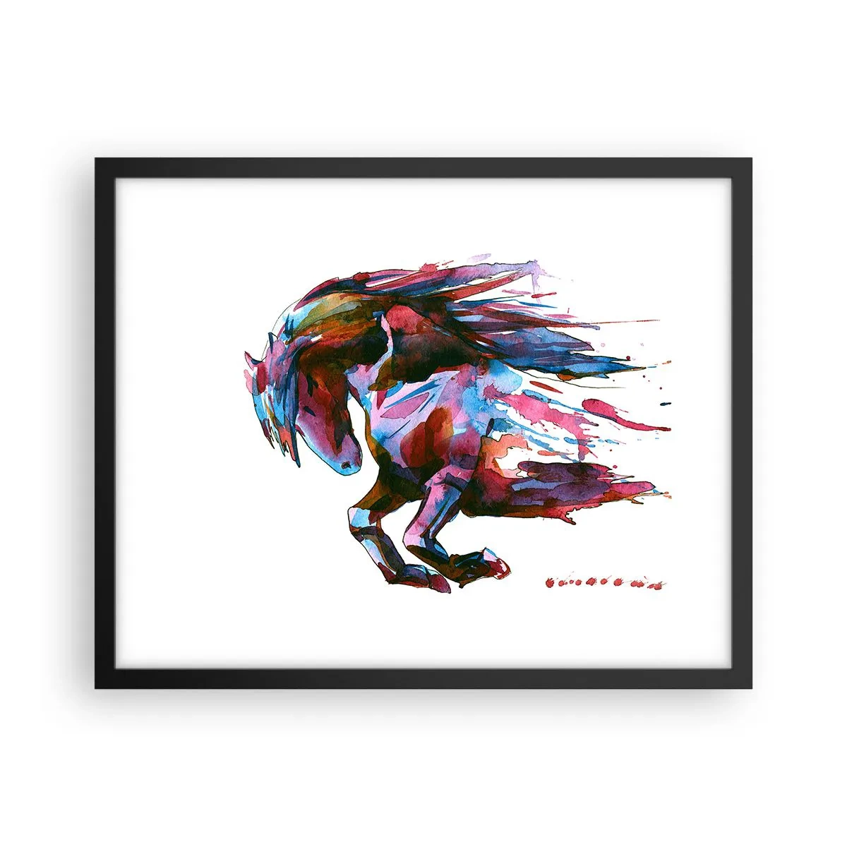 Poster in cornice nera - In estasi - 50x40 cm