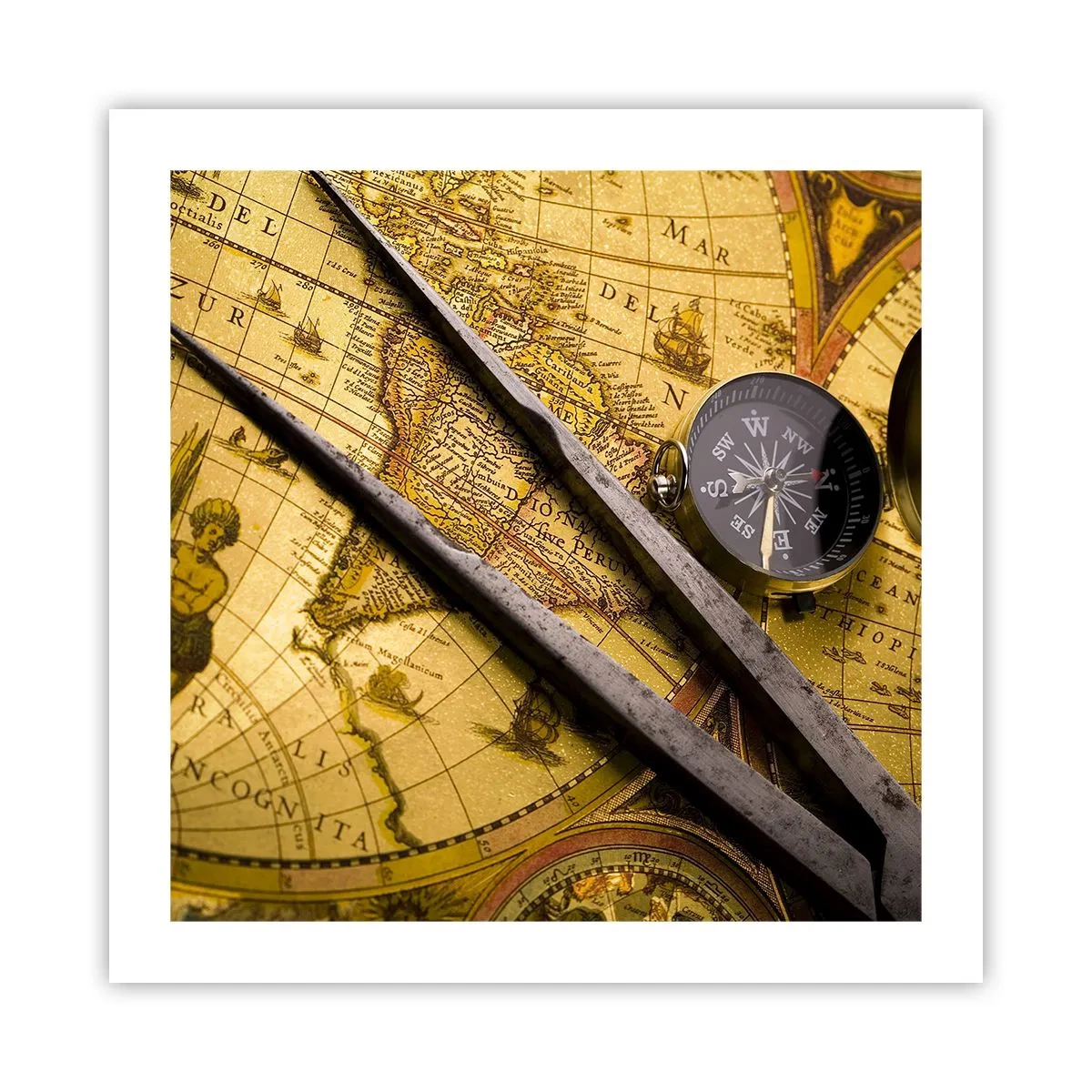 Poster - Dove sono questi tesori? - 50x50 cm