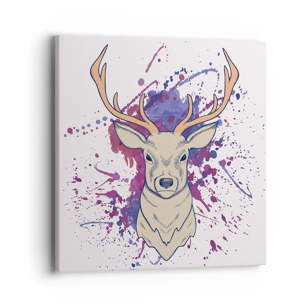 Quadro su tela - Stampe su Tela - Coraggio ed equilibrio - 40x40 cm