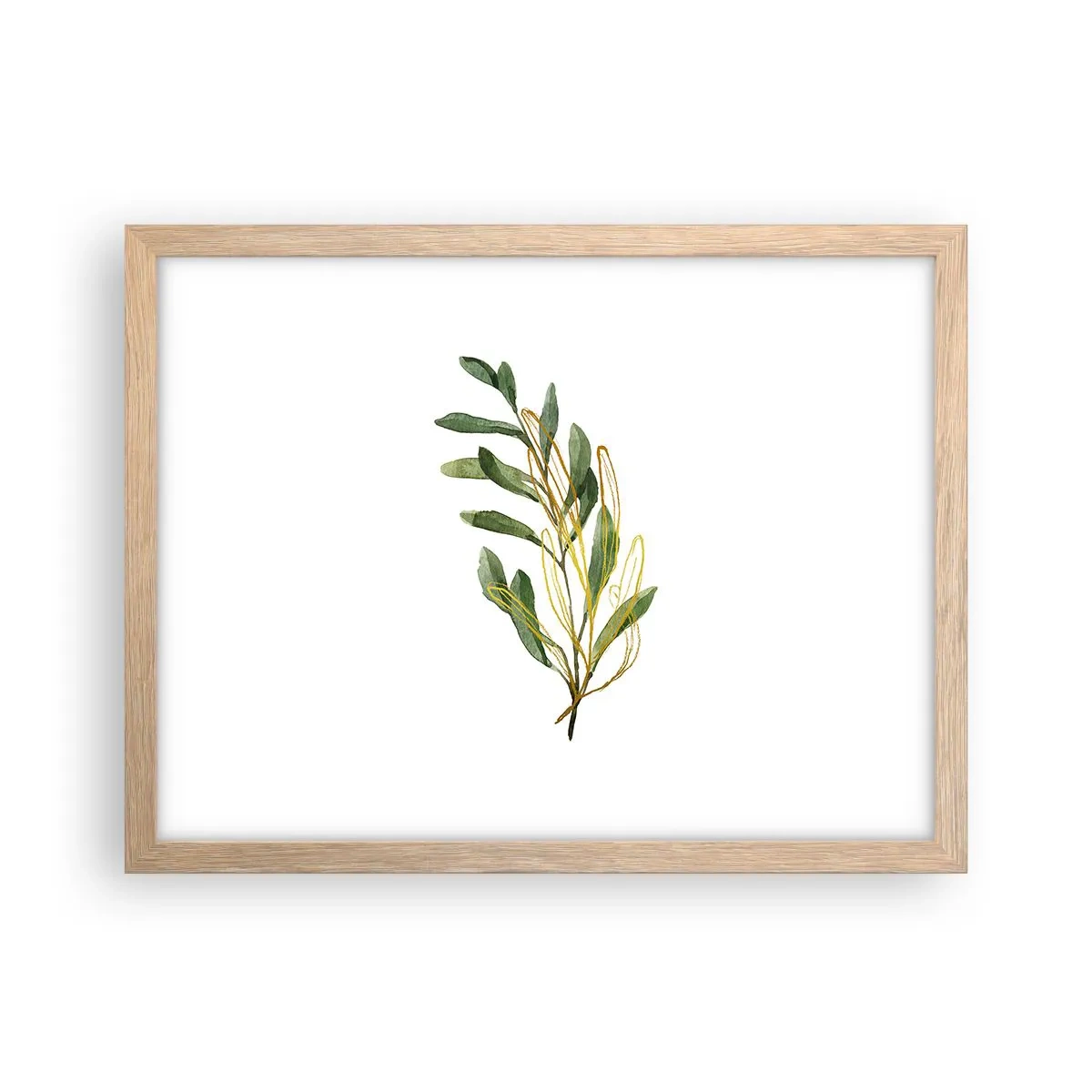 Poster in cornice rovere chiaro - Tutto ciò che è buono - 40x30 cm