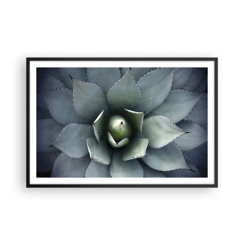 Poster in cornice nera - Adesca e minaccia - 91x61 cm