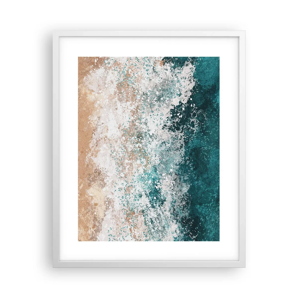 Poster in cornice bianca - Storie di mare - 40x50 cm